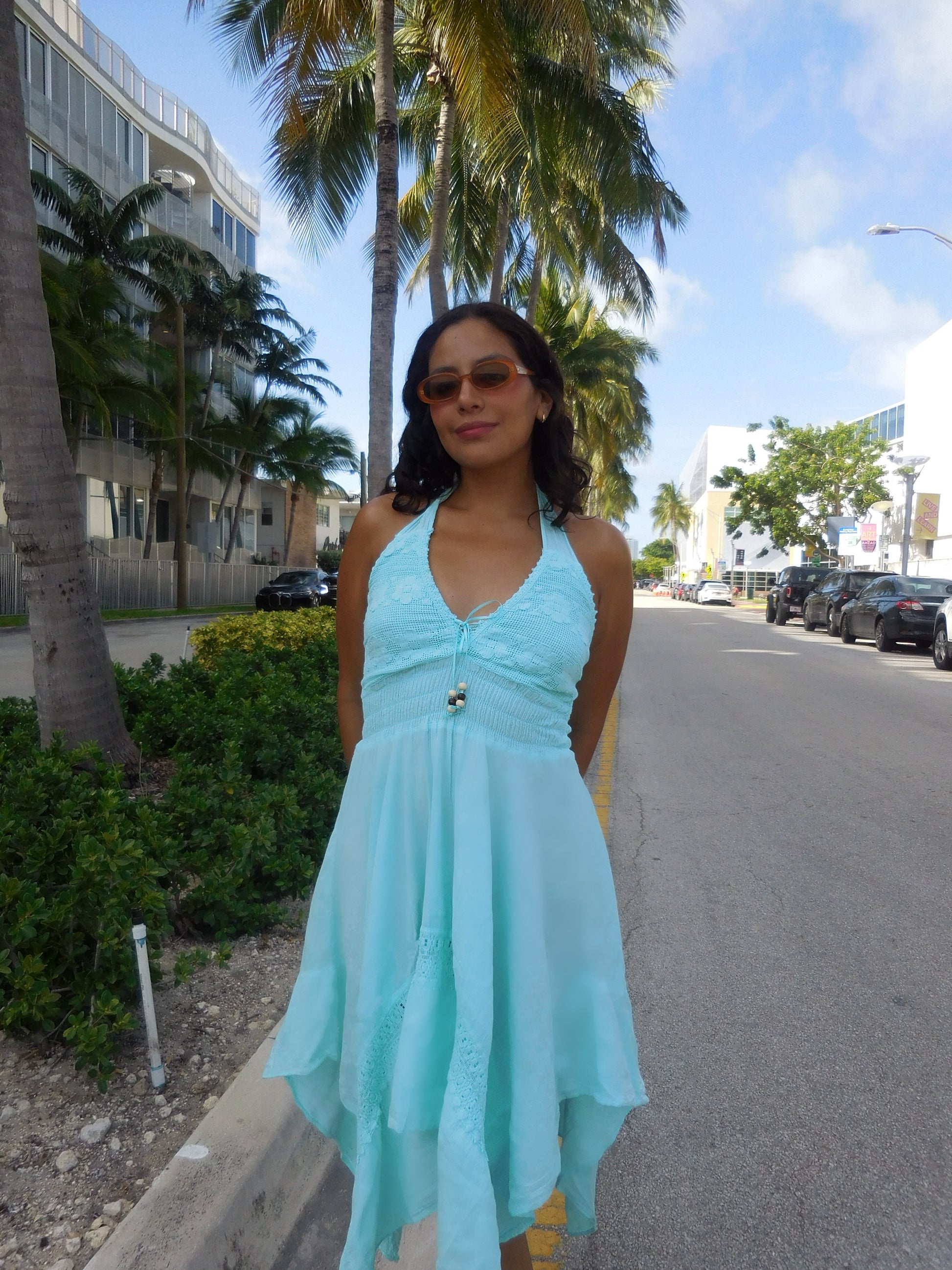 Coastline Dress - Flowers