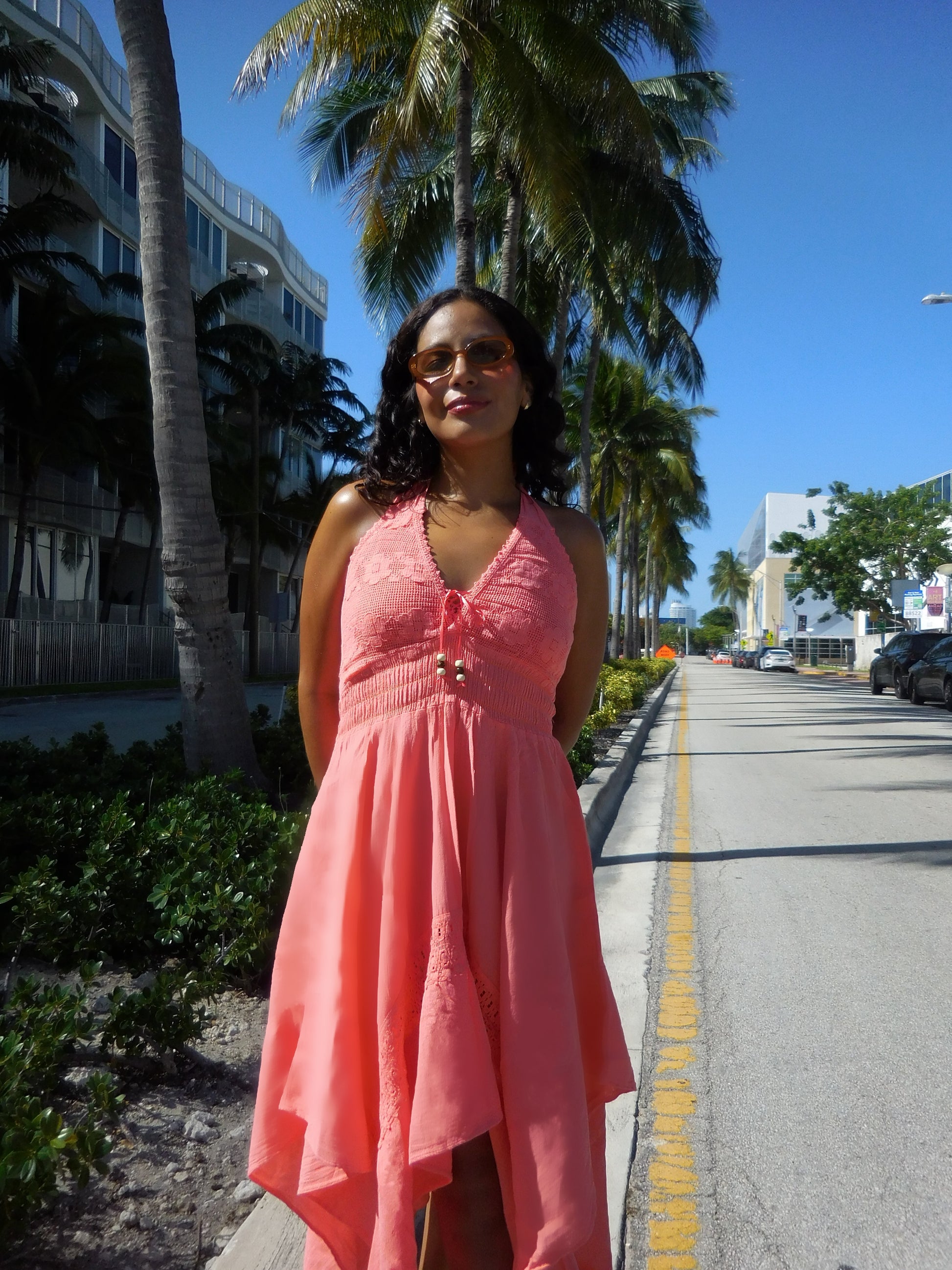 Coastline Dress - Flowers
