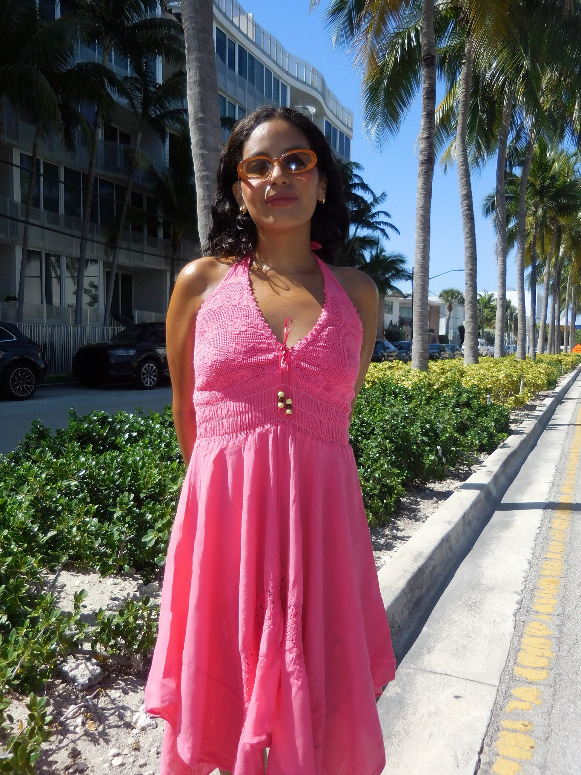 Coastline Dress - Flowers