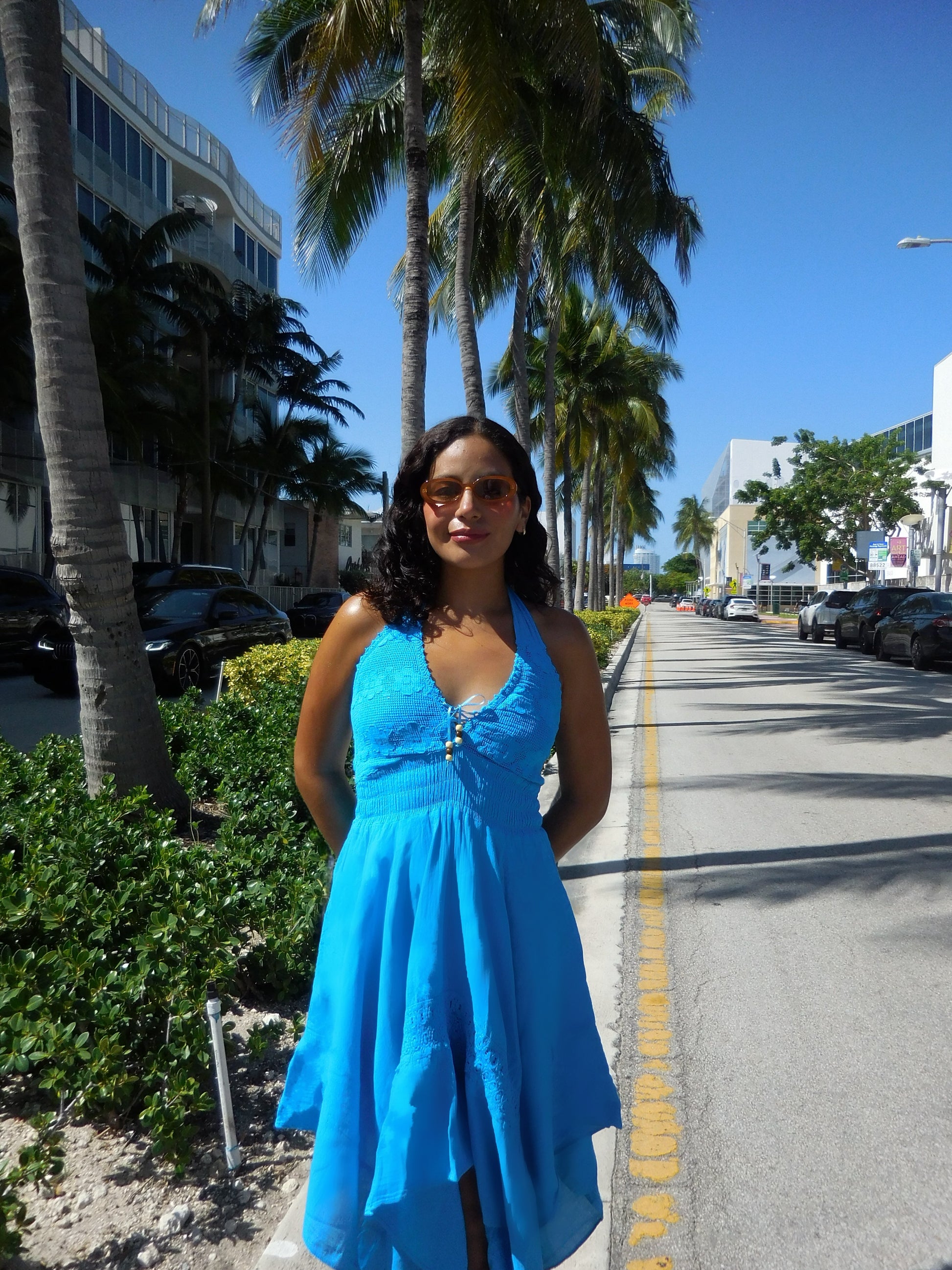 Coastline Dress - Flowers