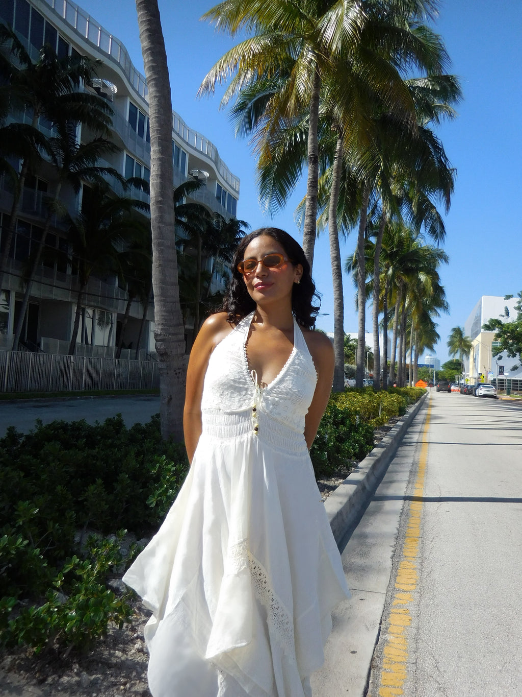 Coastline Dress - Flowers