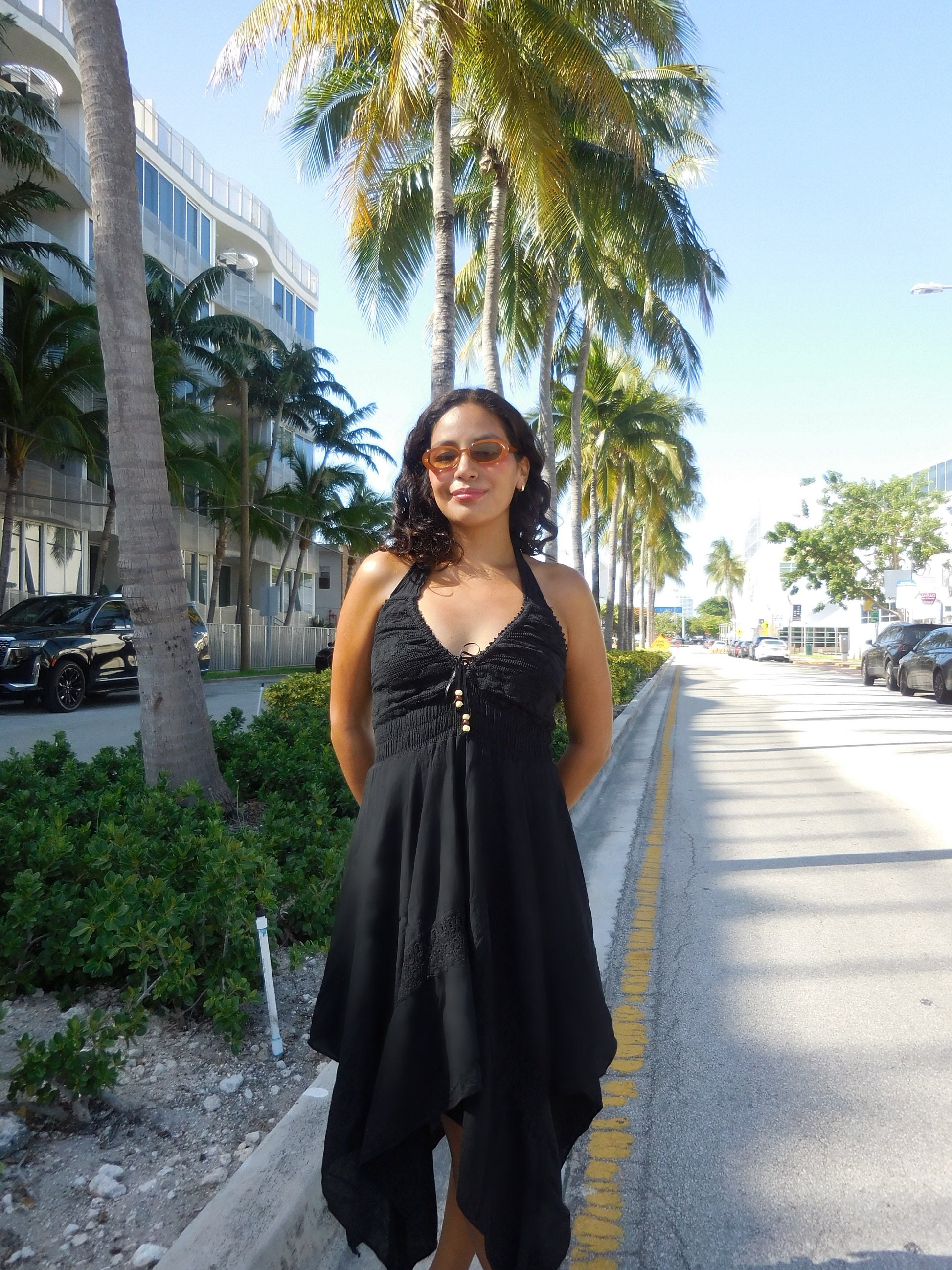 Coastline Dress - Flowers