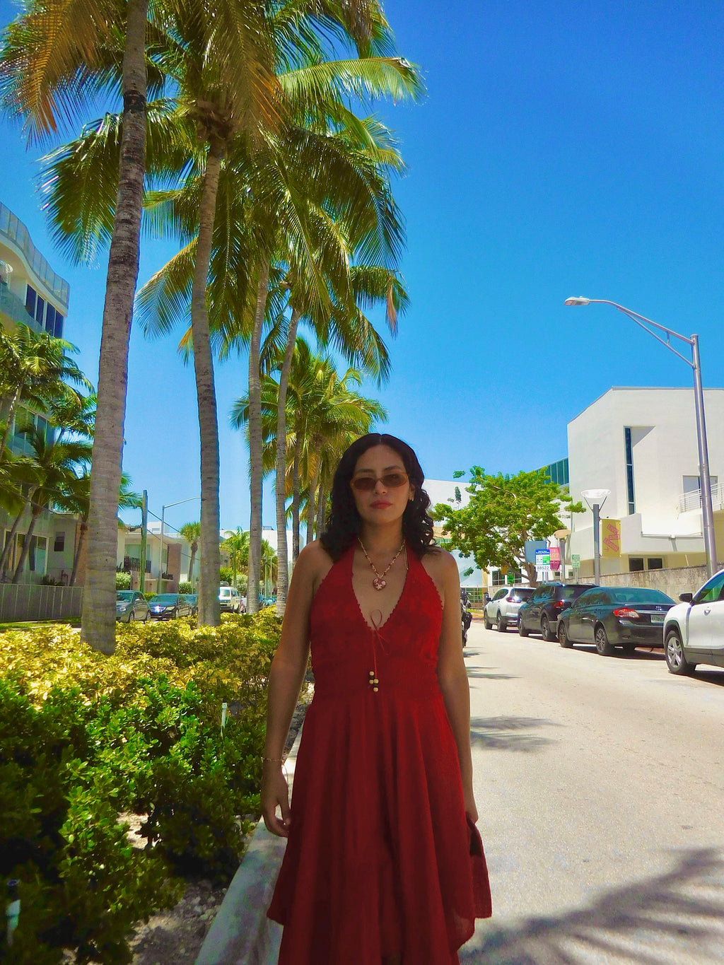 Coastline Dress - Flowers